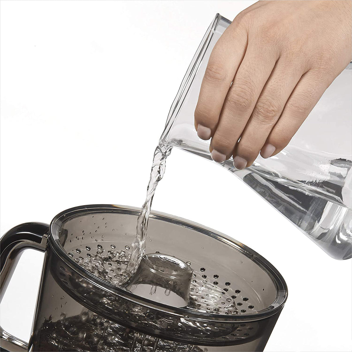 OXO 1272880 Portable 32 Ounce Hot or Cold Brew Coffee Machine with Glass Carafe