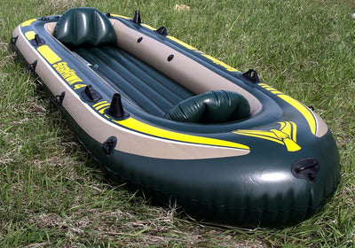 INTEX Seahawk 4 Inflatable Rafting/Fishing Boat Set (Open Box) (6 Pack)