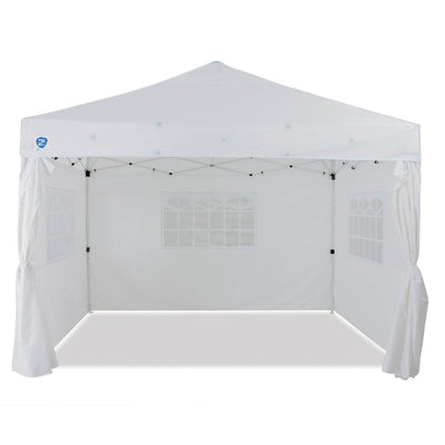 Z Shade Venture 12 x 10 Foot Lawn Garden Event Outdoor Pop Up Canopy Tent, White