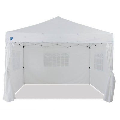 Z Shade Venture 12 x 10 Foot Lawn Event Outdoor Pop Up Canopy Tent, White (Used)