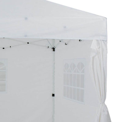 Z Shade Venture 12 x 10 Foot Lawn Event Outdoor Pop Up Canopy Tent, White (Used) - VMInnovations