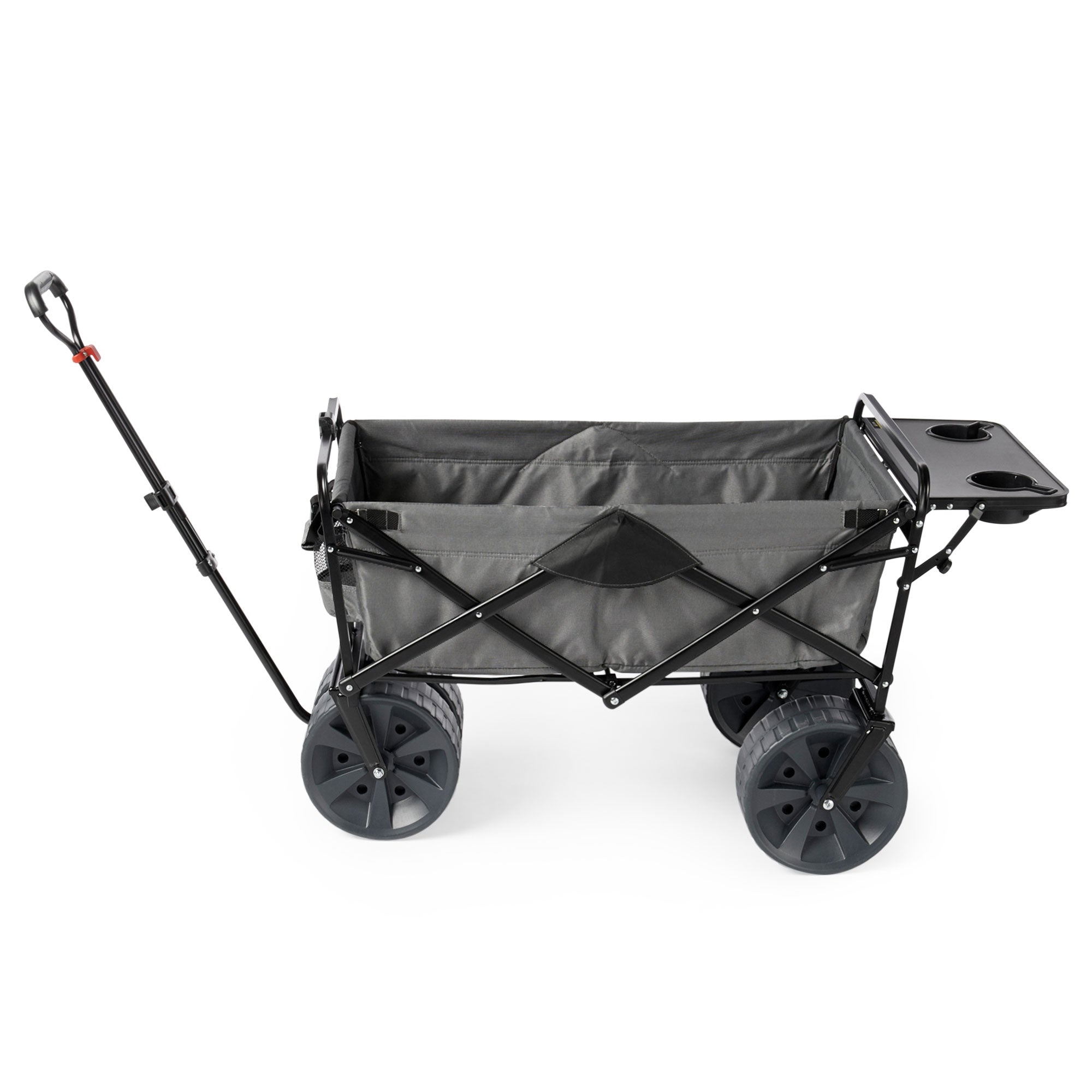 Mac Sports Collapsible Heavy Duty All Terrain Utility Wagon w/ Table, Gray(Used)