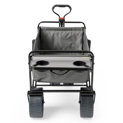 Mac Sports Collapsible Heavy Duty All Terrain Utility Wagon w/ Table (Open Box)
