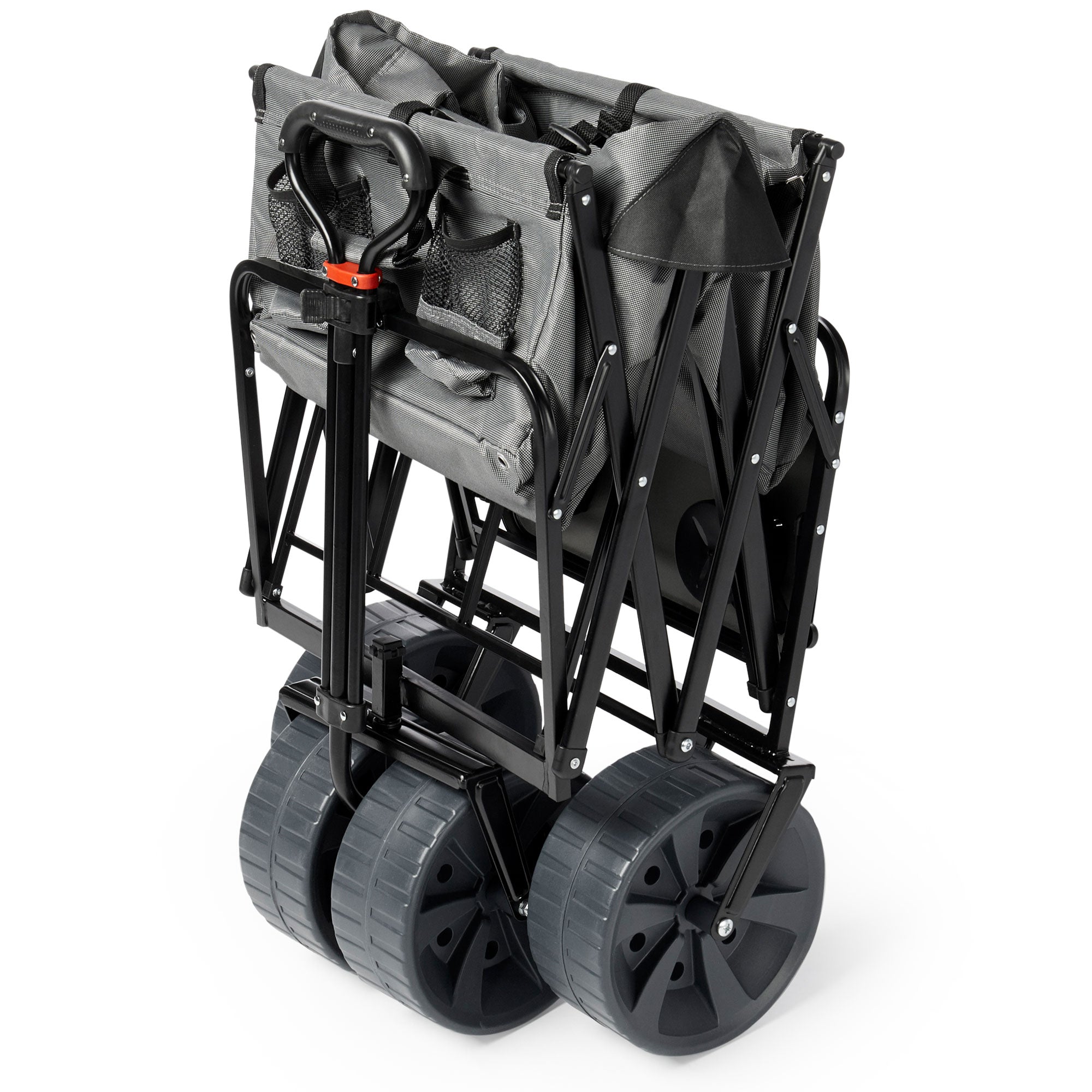 Mac Sports Collapsible Heavy Duty All Terrain Utility Wagon w/ Table, Gray(Used)