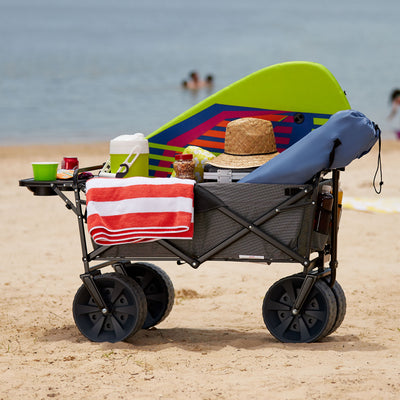 Mac Sports Collapsible Heavy Duty All Terrain Utility Wagon w/ Table (Open Box)