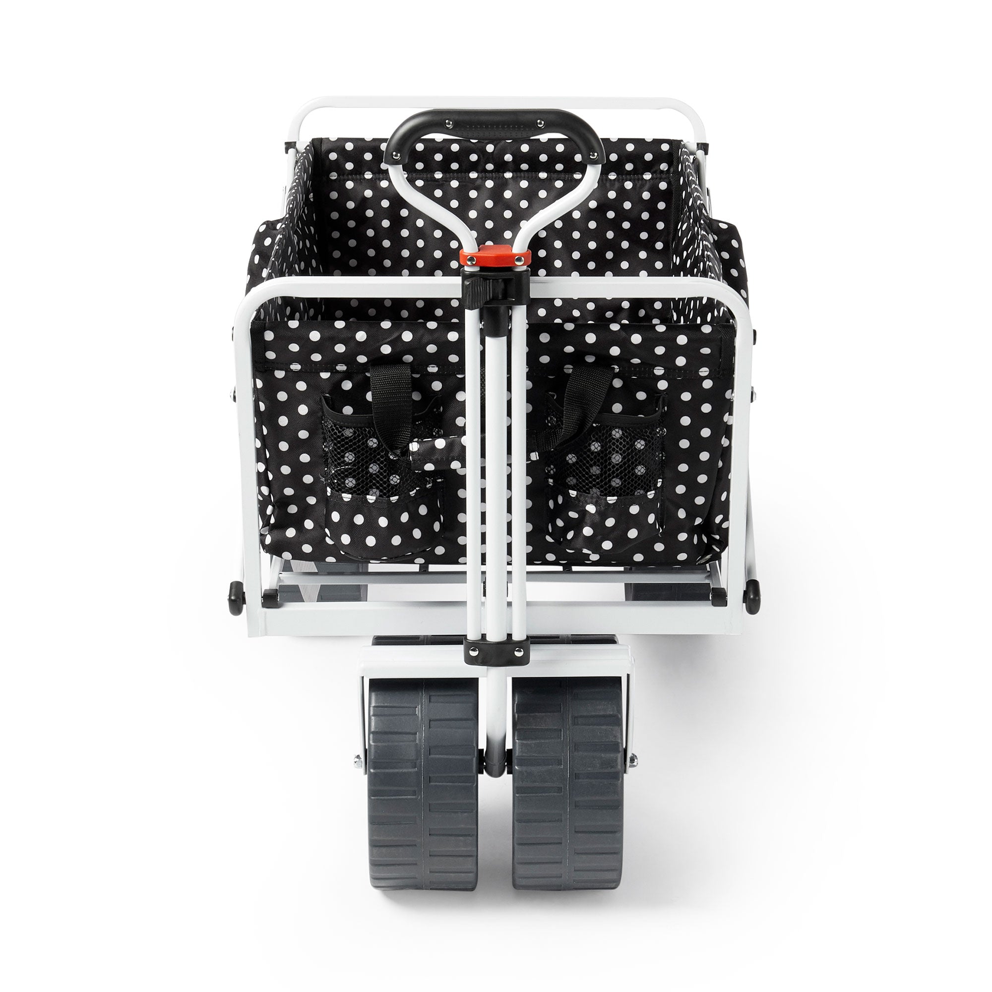 Mac Sports All Terrain Folding Multi Utility Beach Wagon, Black Dots (Used) - VMInnovations