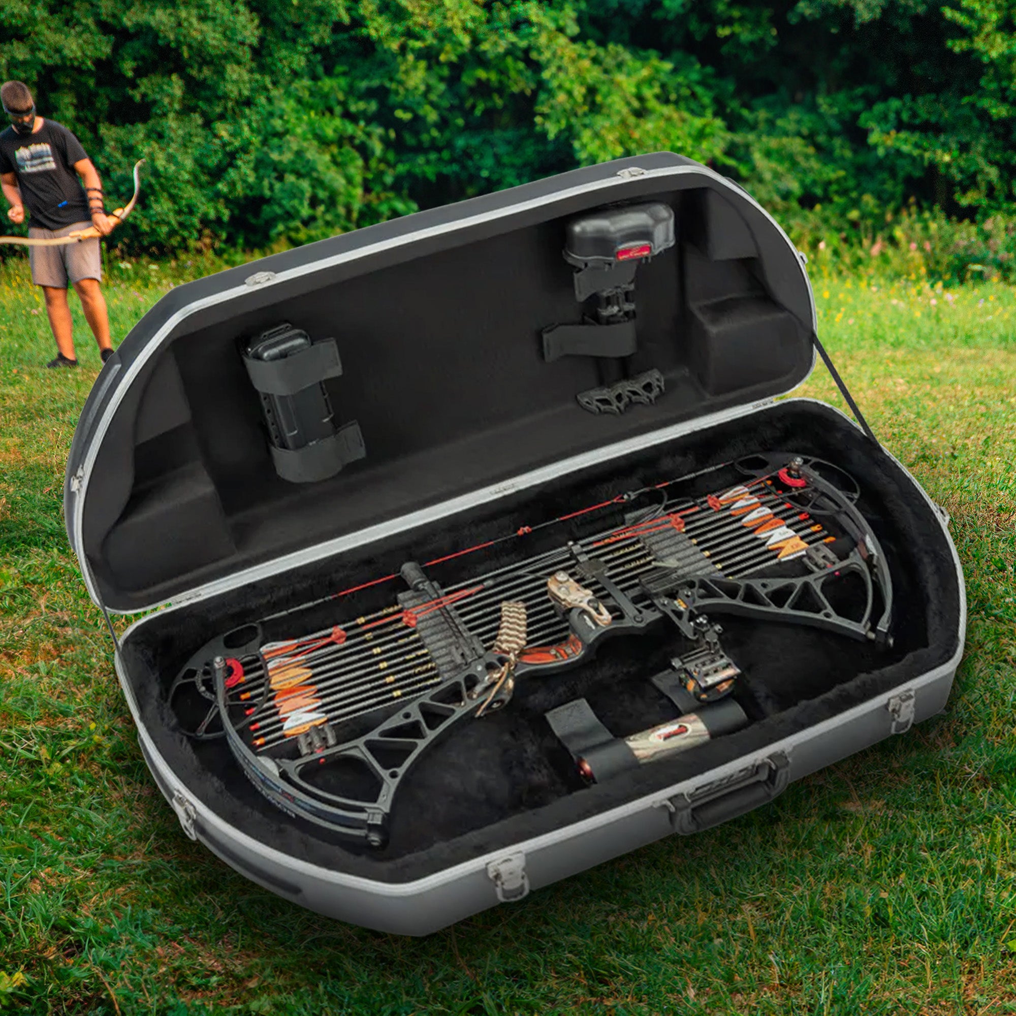 SKB Cases Hunter Series ABS Hard Plastic Exterior Bow Crossbow Case (Used) - VMInnovations