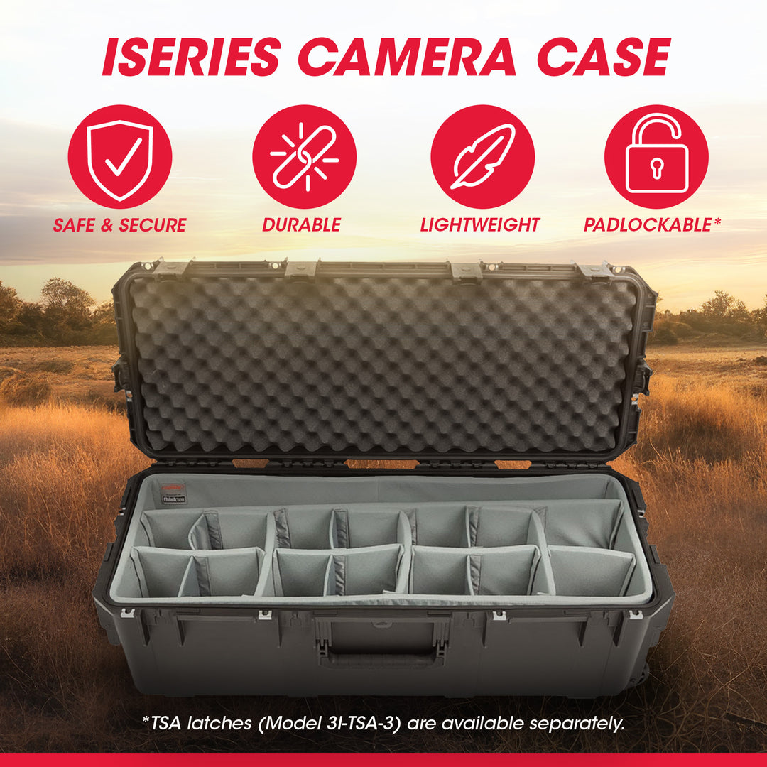 SKB Cases iSeries 3613-12 Case w/Think Tank Designed Photo Dividers for Cameras