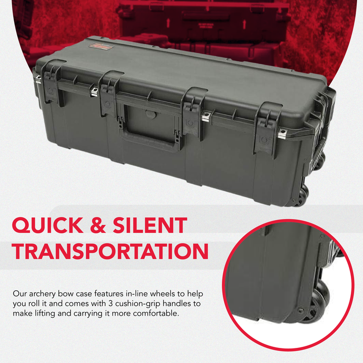 SKB Cases iSeries Ultimate Waterproof Military Grade Crossbow Bow Case(Open Box) - VMInnovations
