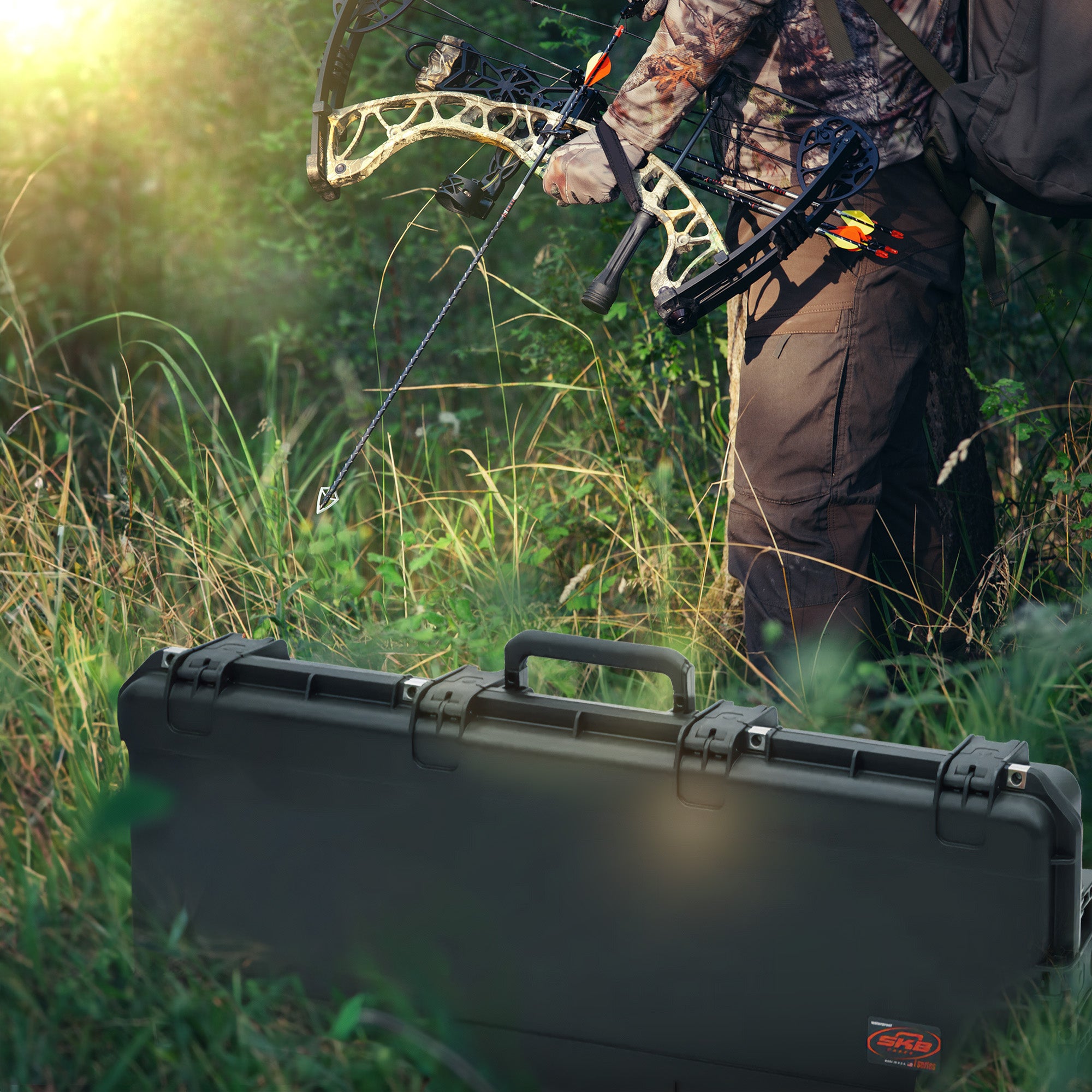 SKB Cases iSeries Hard Plastic Exterior Parallel Limb Bow Crossbow Case (Used) - VMInnovations