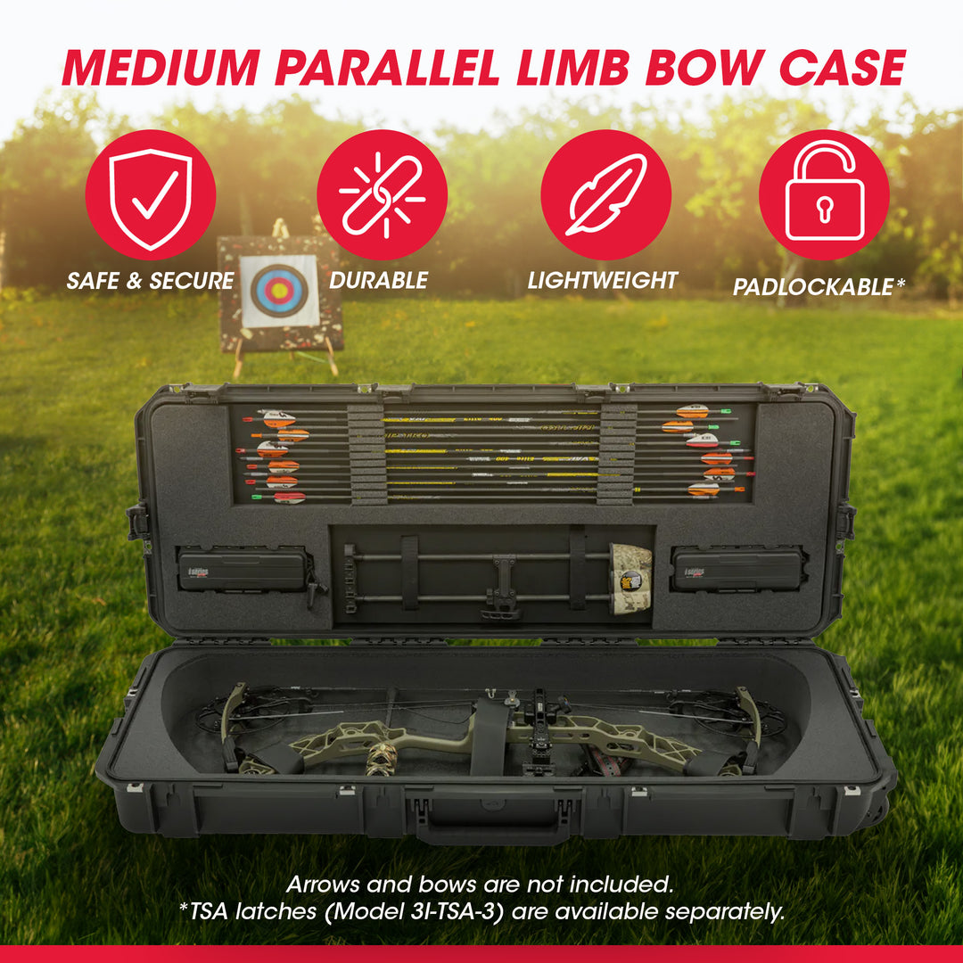 SKB Cases iSeries Plastic Exterior Parallel Limb Bow Crossbow Case (Open Box) - VMInnovations
