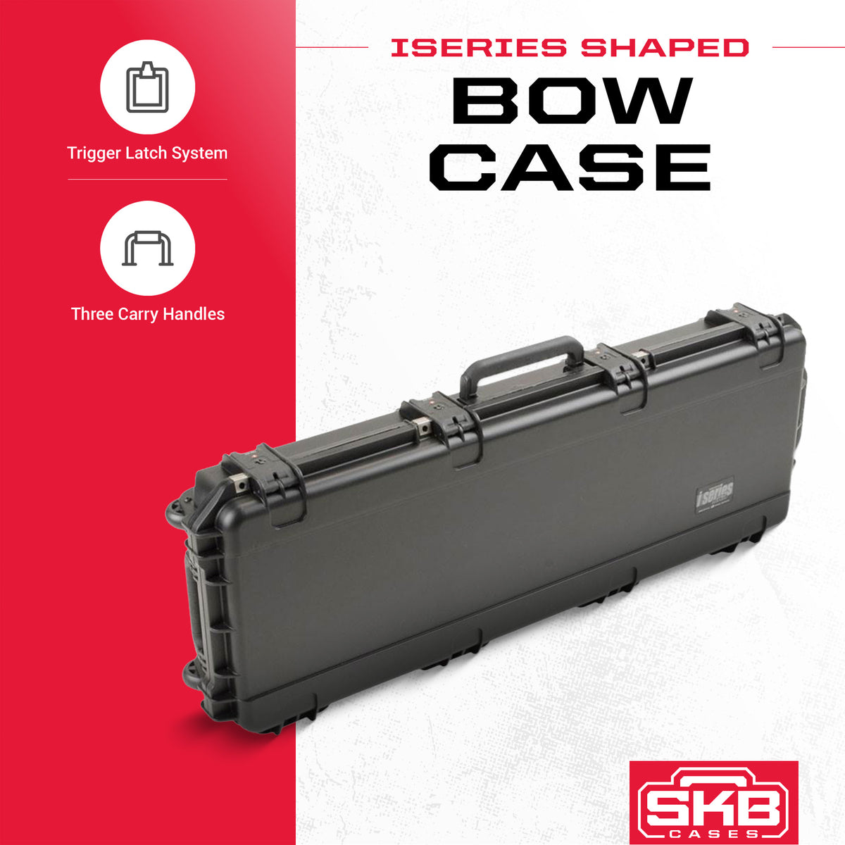 SKB Cases iSeries 4214 Hard Plastic Injection Molded Parallel Limb Bow Case