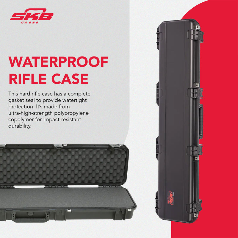 SKB Cases 3I-4909-SR iSeries Single Hunting Rifle Case w/ Hard Plastic Exterior