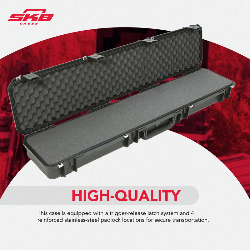 SKB Cases 3I-4909-SR iSeries Single Hunting Rifle Case w/ Hard Plastic Exterior