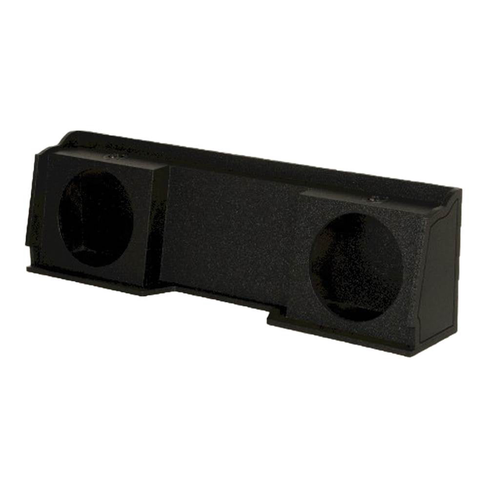 Q Power GMC/Chevy 1999-2006 X Cab Dual 2 Hole 10 Inch Subwoofer Enclosure Box - VMInnovations