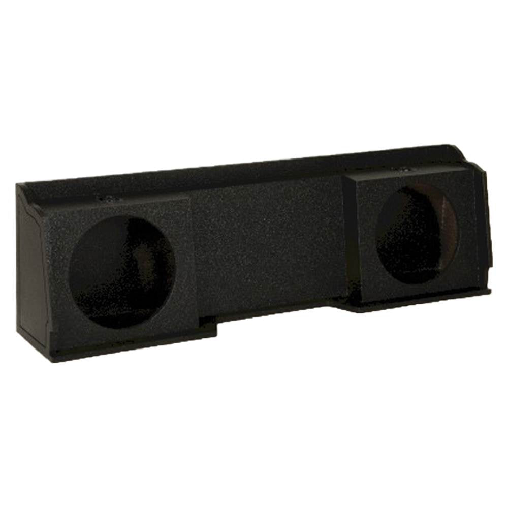 Q Power GMC/Chevy 1999-2006 X Cab Dual 2 Hole 10 Inch Subwoofer Enclosure Box - VMInnovations
