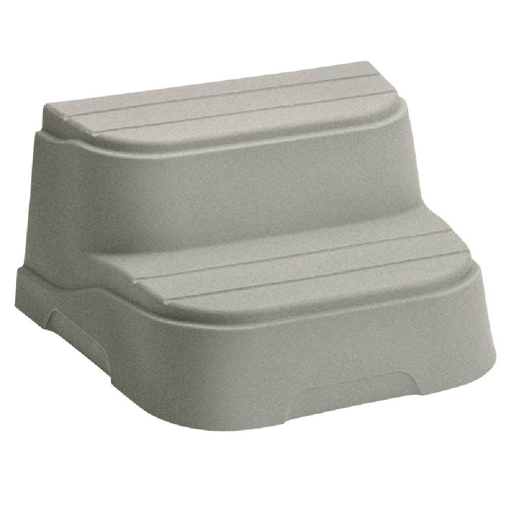 Lifesmart Spas Simplicity 4-Person Plug & Play Hot Tub Spa with Cover & Steps