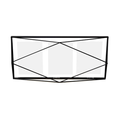 Umbra Prisma Wall or Tabletop Geometric Modern 3 Photo Collage Picture Frame