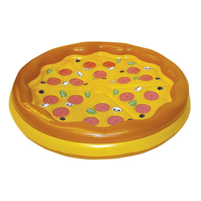 Swimline Giant Inflatable Personal Pizza Island Swimming Pool Float (2 Pack)