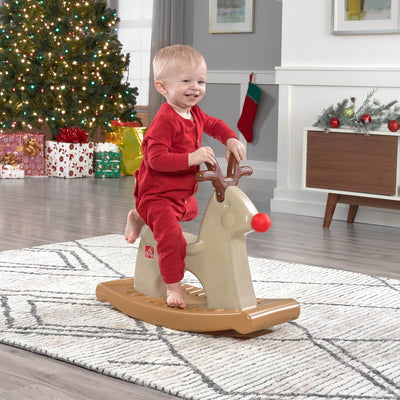 Step2 Baby Child My First Christmas Tree & Rudolph the Rocking Reindeer Toy