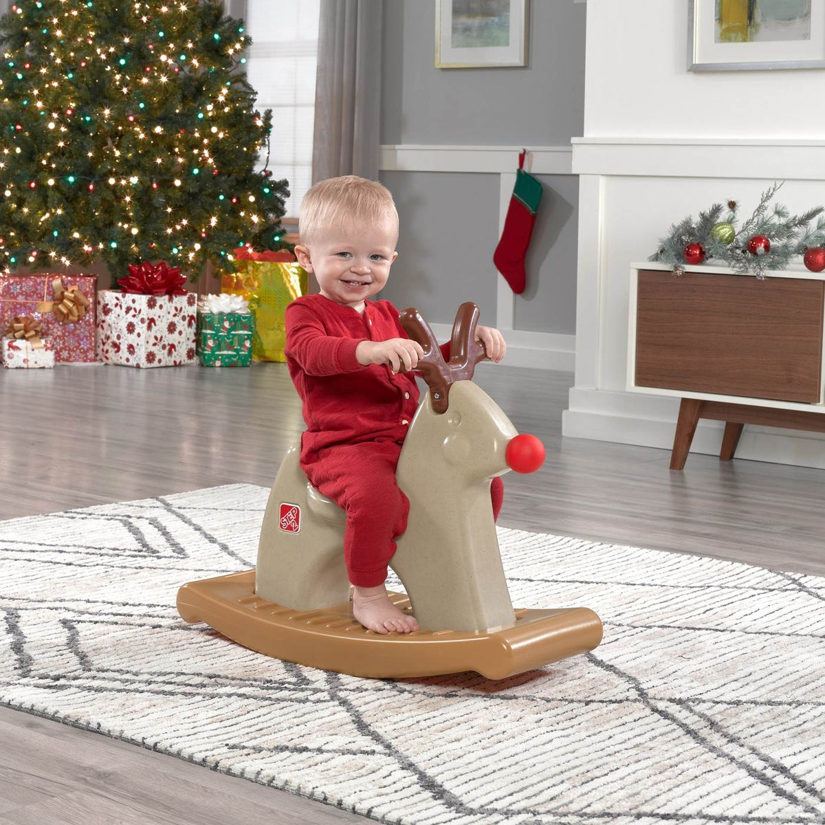Step2 Baby Child My First Christmas Tree & Rudolph the Rocking Reindeer Toy