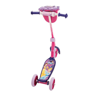 Huffy Disney Princess Girls Kids Toddler 3 Wheel Scooter with Basket (Open Box)