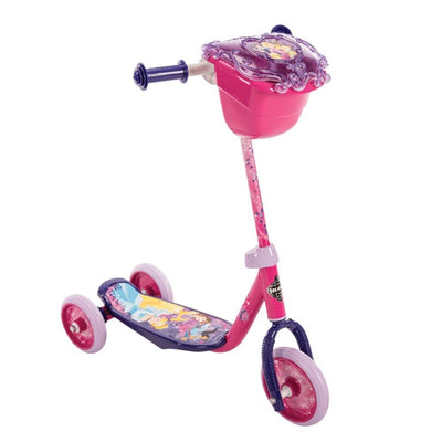 Huffy Disney Princess Girls Kids Toddler 3 Wheel Scooter with Basket (Open Box)