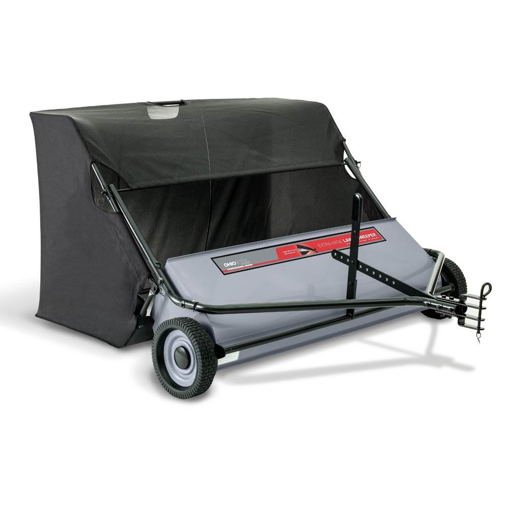 Ohio Steel 50" 26 Cu. Ft. Tow Pull Behind Leaf Yard Lawn Collector (For Parts)