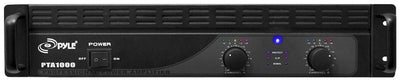 New PYLE PRO PTA1000 1000W 19" DJ/ PROFESSIONAL 2 Channel Home/DJ Amplifier Amp