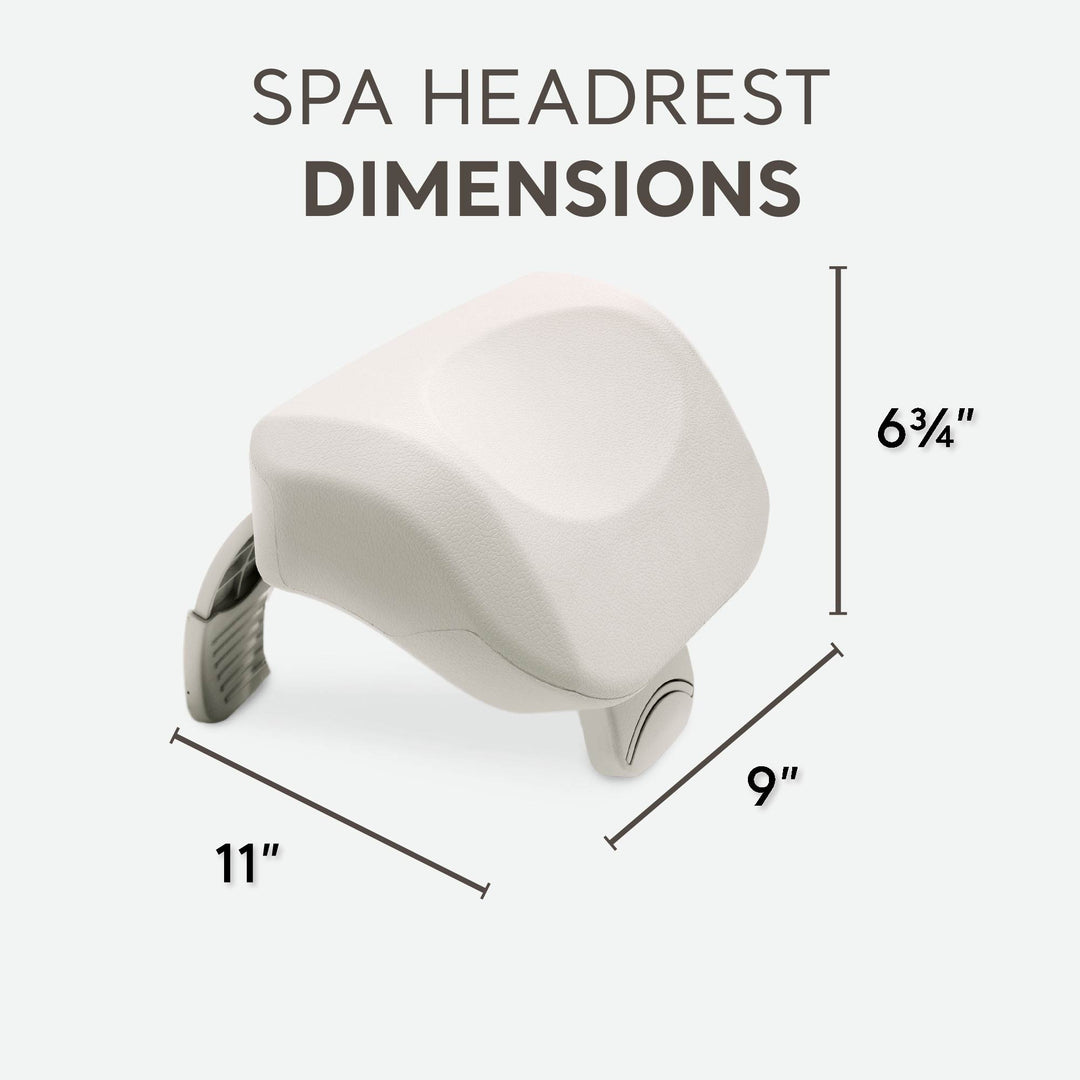 Intex PureSpa Cushioned Headrest Hot Tub Spa Accessory, White(Open Box) (2 Pack)