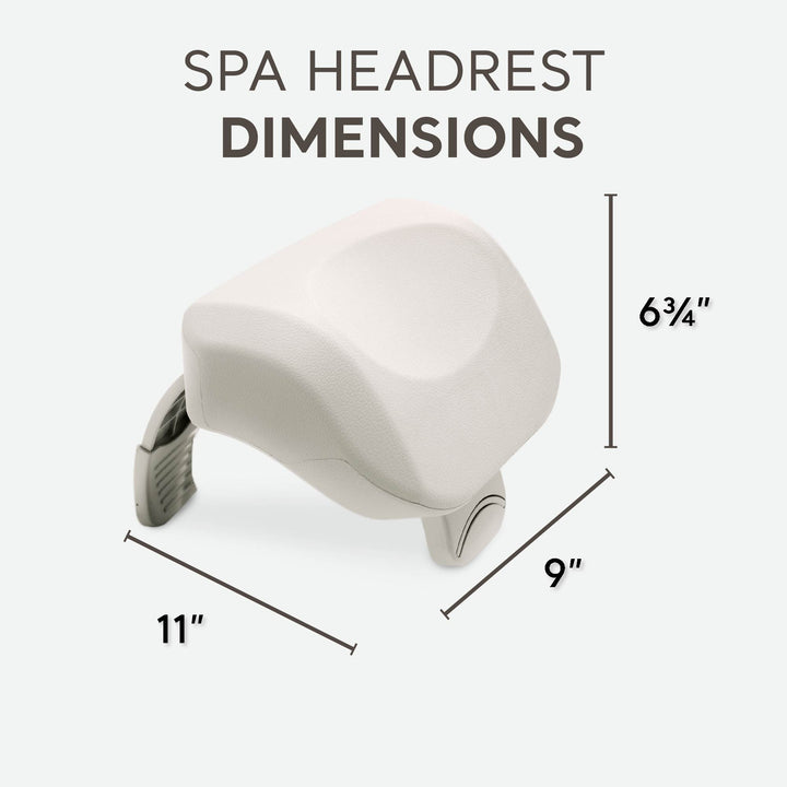 Intex PureSpa Cushioned Headrest Hot Tub Spa Accessory, White(Open Box) (2 Pack)