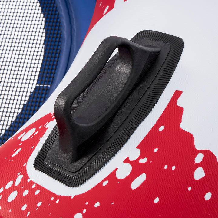 Intex 56855VM Inflatable American Flag 2 Person Pool Float with Cooler (2 Pack) - VMInnovations