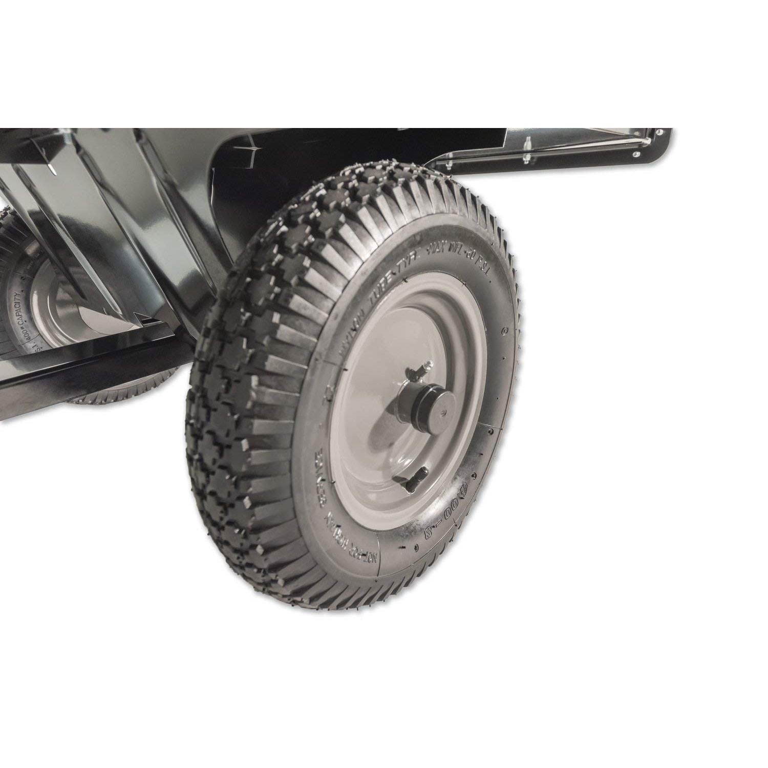 Agri-fab Tow Style Steel Dump Cart w/Pneumatic Tires and 750lb Capacity (Used)