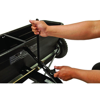 Agri-fab 175 Pound Capacity Tow Drop Spreader Rustproof (Open Box)