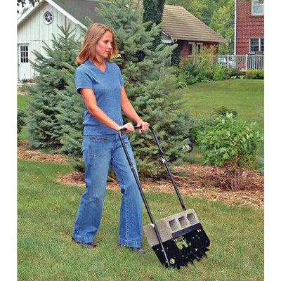 Agri-fab 45-0365 Push Spike Walk Behind Aerator for Lawns and Grass (Open Box)