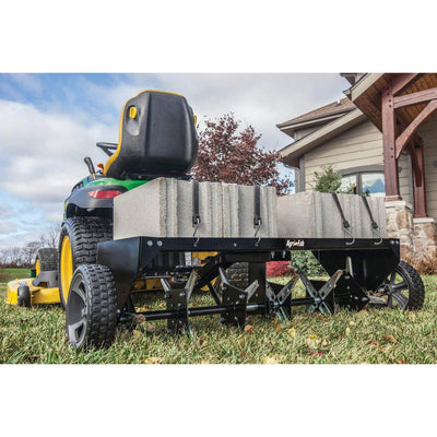 Agri-fab 40 Inch Pull Behind Plug Aerator for Aerating Lawns and Grass(Open Box)