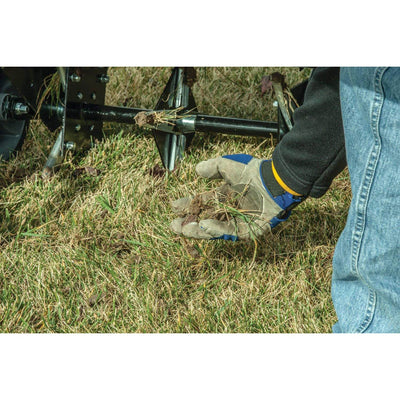 Agri-fab 40 Inch Pull Behind Plug Aerator for Aerating Lawns and Grass(Open Box)