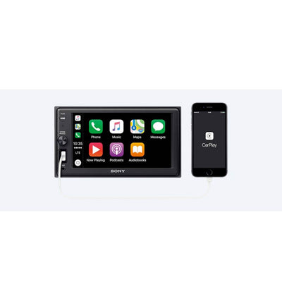 Sony Apple CarPlay Bluetooth 6.2" In Dash Digital Car Stereo Receiver (Used)