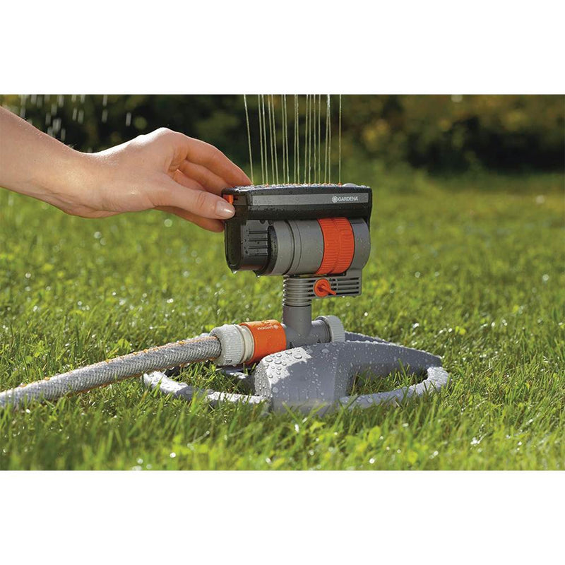 Gardena 84-BZMX ZoomMaxx Oscillating Sprinkler on Weighted Sled Base (For Parts)