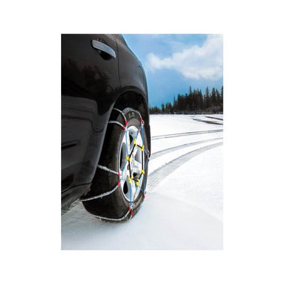 Super Z 8 Compact Cable Tire Snow Chain Set for Cars, Trucks, & SUVs (Open Box)