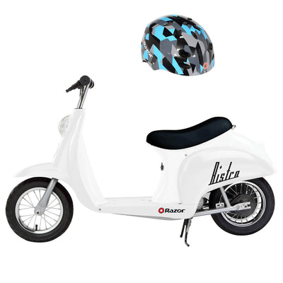 Razor Pocket Mod Miniature Euro 24V 250W Toy Electric Motor Scooter & Helmet