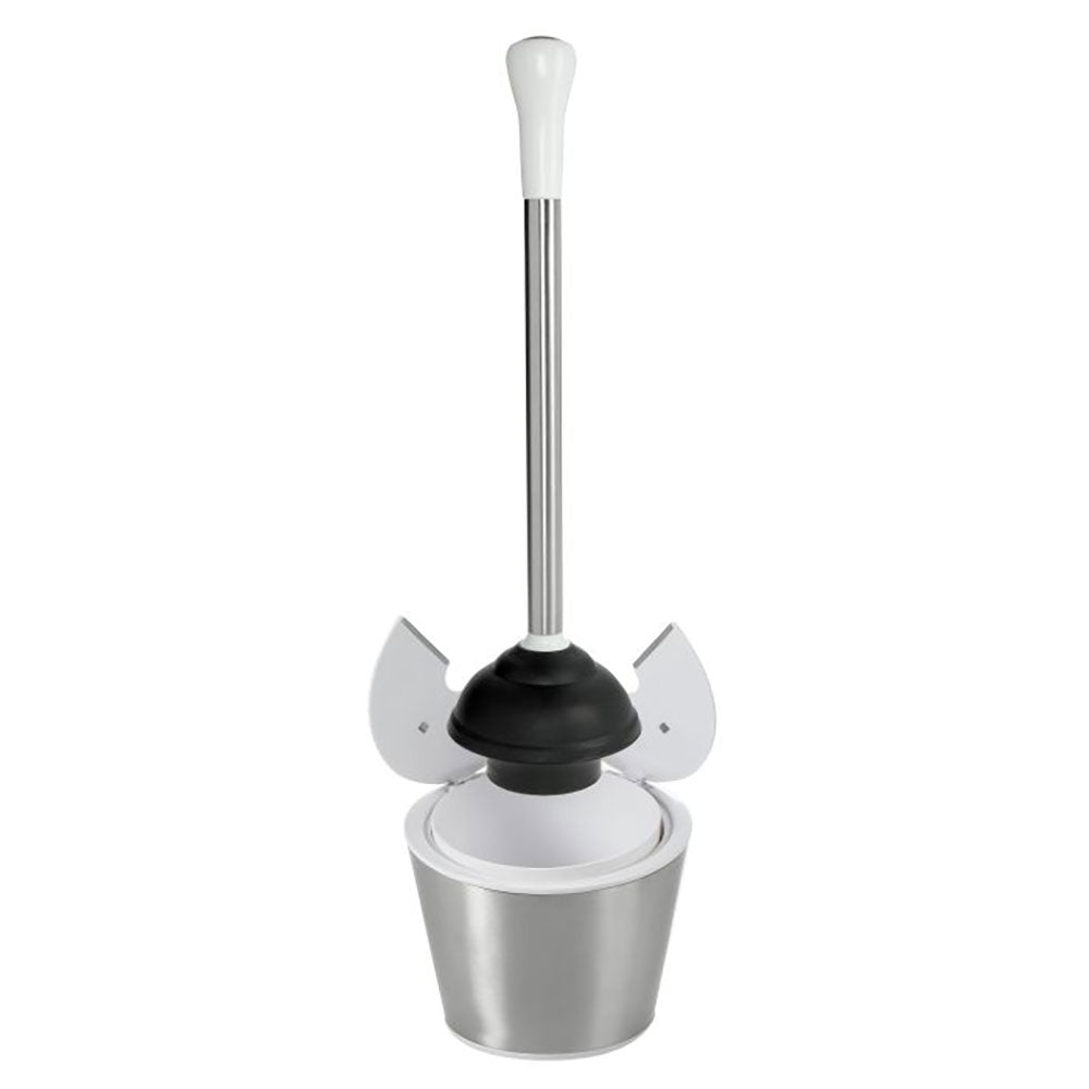 Oxo Good Grips Stainless Steel Toilet Plunger, Caddy Canister Cover (Open Box)