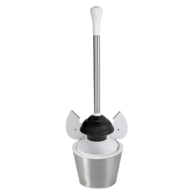 Oxo Good Grips Stainless Steel Toilet Plunger, Caddy Canister Cover (Open Box)