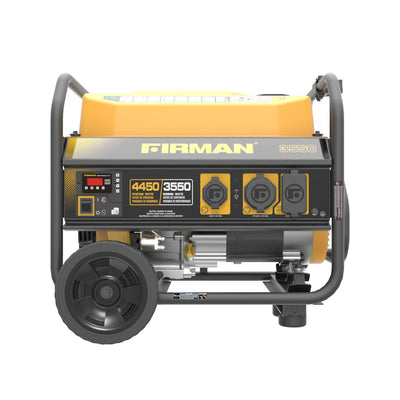Firman P03602 3650 Watt Wheeled Quiet Recoil Start Fuel Inverter Generator