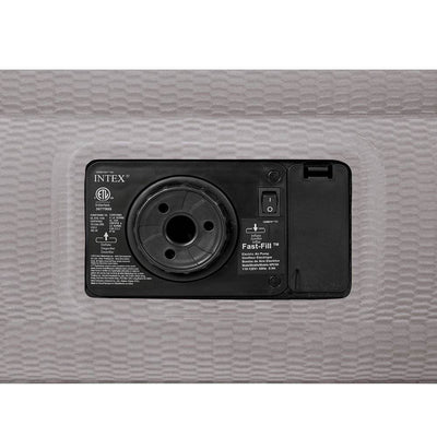 Intex Twin Prime Comfort Elevated Air Mattress w/ Built In Pump & Cordless Pump
