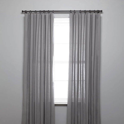 Umbra Cappa 1 Inch Adjustable 66 to 120 Inch Curtain Rod, Black (Open Box) - VMInnovations