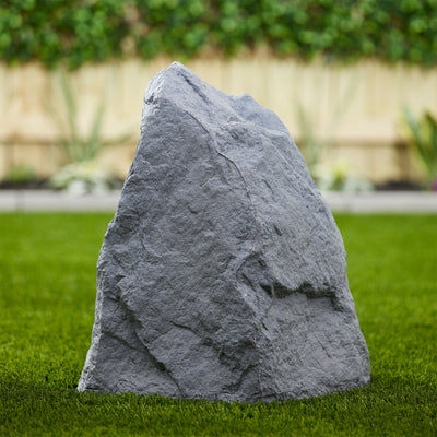 Algreen Rock Cover Decor Weatherproof Outdoor Garden Accent, Granite (4 Pack)