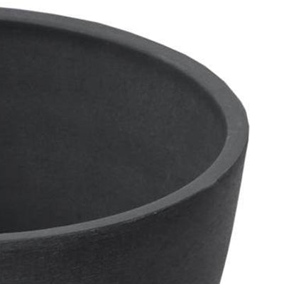Algreen Valencia 10 Inch x 8.3 Inch Flower Plant Pot Planter, Charcoal (Used)