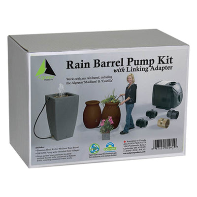 Algreen Rain Water Collection Barrel 500GPH Garden Watering System Pump (Used)