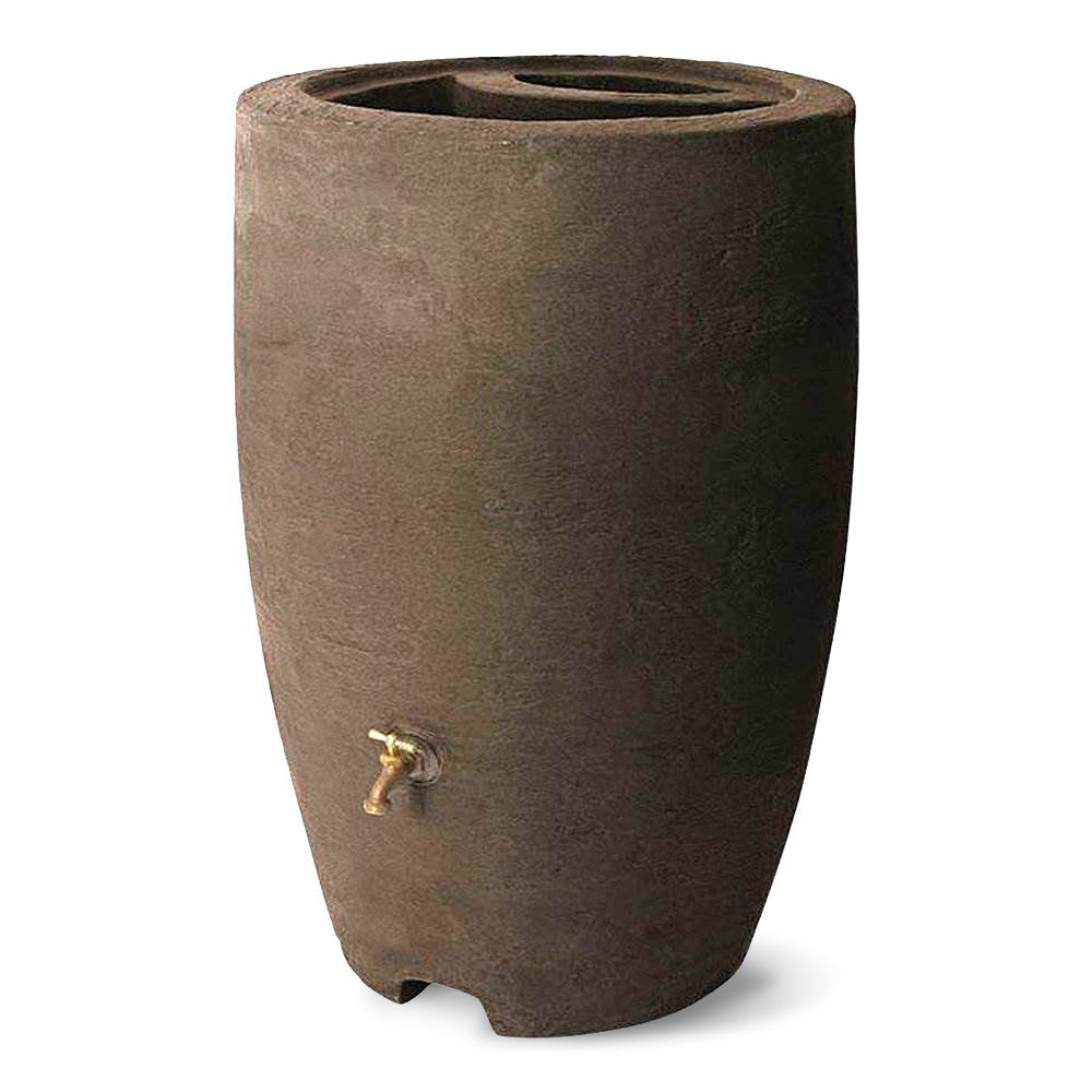 Algreen Athena 50 Gal Plastic Rain Water Collection Drum Barrel (For Parts) - VMInnovations